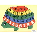 Wooden Alphabet Turtle Puzzle Wooden Alphabet Turtle Puzzle